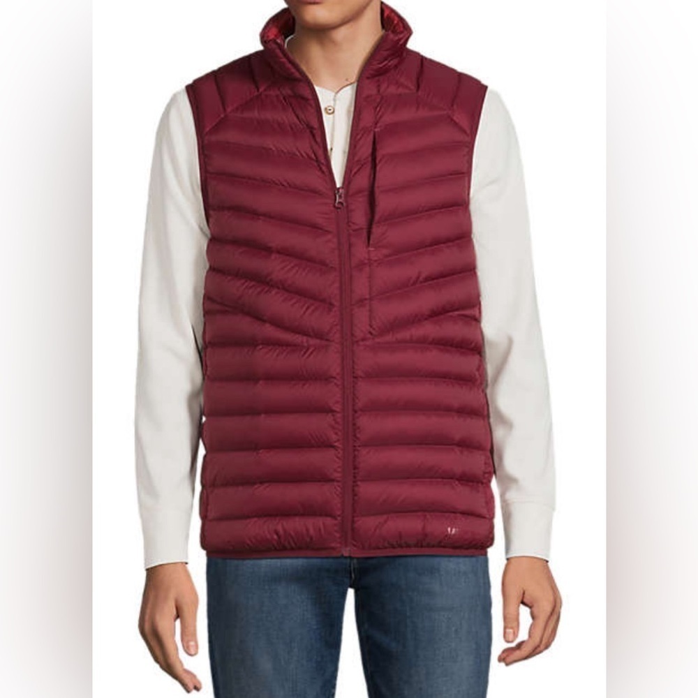 Lands End - NEW - Men's Wanderweight Ultralight Packable Down Vest. X-Large